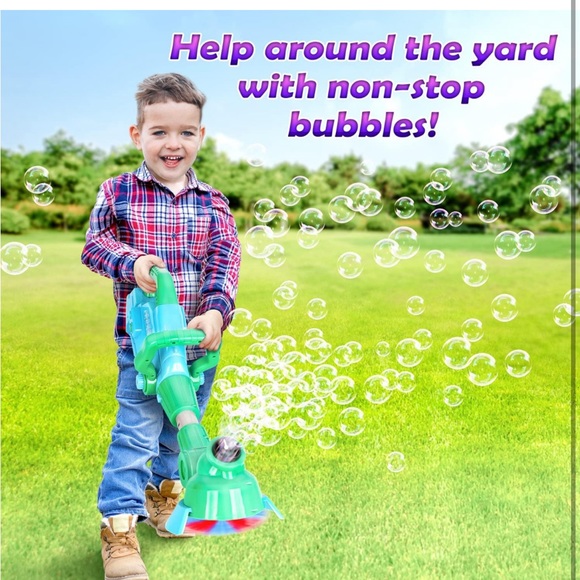 Kids👦🏻👧🏻Bubble🫧BlowerStringGrass TrimmerMachineToyLights💡Sounds🔊&Bubble🫧 - Picture 8 of 9